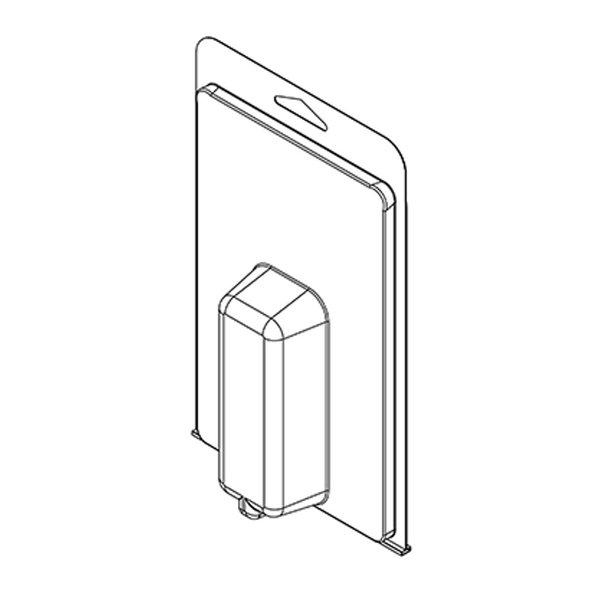 Visipak Thermoform-CLAMSHELL-#421-8.250-4.938-3.938-1.375-1.094-0.015-CLEAR-STOCK 421TF